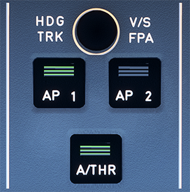 Autopilot and Autothurst buttons